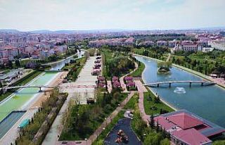 Boş kalan Kent Park havadan görüntülendi