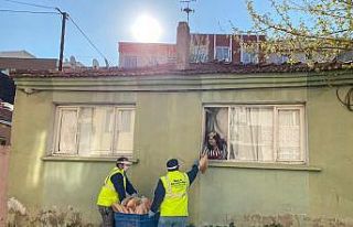 Buca Belediyesinden geceden sabaha ekmek mesaisi