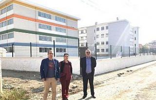 Burhaniye’de imam hatip lisesi inşaatı tamamlandı
