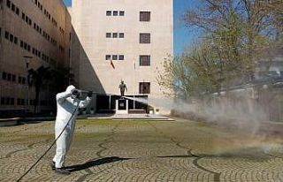Bursa Adliyesinde korona virüs Önlemi