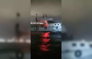 Bursa Gemlik’te trol teknesi yakalandı