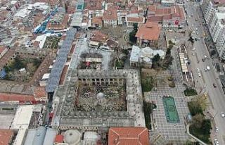 Bursa’da çarşı ve hanlar bölgesi 20 Nisanda...
