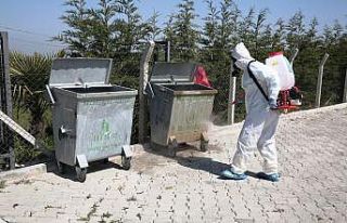 Bursa’da karantina altındaki o mahalle dezenfekte...