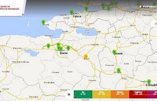 Bursa’nın hava kirliliği yüzde 80 azaldı