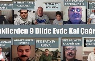 Buruki aşiretinden 9 dilde ‘evde kalın’ çağrısı