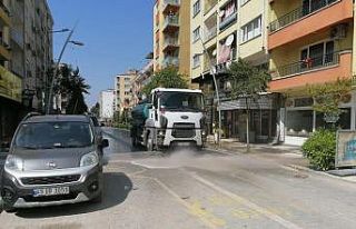 Büyükşehir ekipleri Saruhanlı’yı baştan sona...