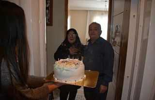 Büyükşehir’den 50. evlilik yıldönümü sürprizi