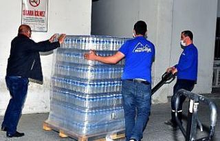 Büyükşehirden hastanelere su takviyesi