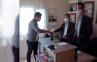 Büyükşehirden muhtarlara hijyen paketi