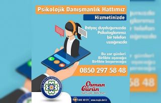 Büyükşehirden psikolojik danışmanlık hattı