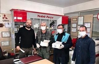 Büyükşehir’den sanayi esnafına 5 bin maske