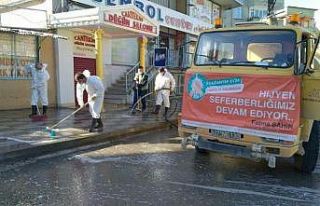 Büyükşehir’in hijyen seferberliği devam ediyor