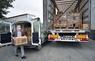 Büyükşehir’in yardım eli sınırları aştı