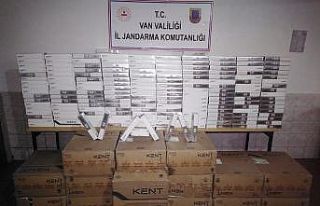 Çaldıran’da 18 bin paket kaçak sigara ele geçirildi