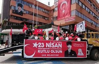 Çan’da 23 Nisan coşkusu