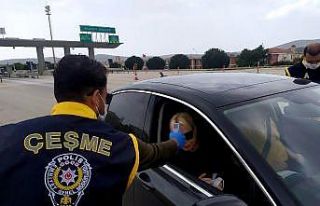 Çeşme girişlerinde kontroller sıkılaştırıldı