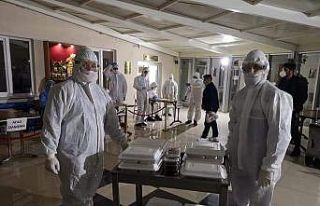 Cezayir’den gelerek karantinaya alınan işçiler...