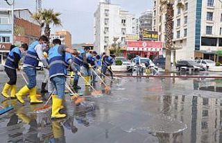 Cizre Belediyesi korona virüs salgınına karşı...