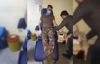 Cizre polisi anemi hastası kadın için seferber...