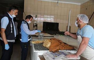 Cizre’de zabıta ekipleri Ramazan öncesi fırınları...