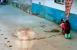 Çocuklar ölümden kıl payı kurtuldu