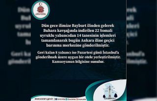 Çorum Valiliğinden Somalili mültecilerle ilgili...