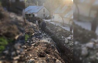 Çukurca Belediyesinden altyapı çalışması
