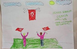 Çukurcalı öğrenciler 23 Nisan’ı evde kutladı