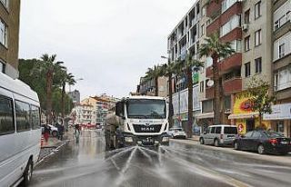 Denizli’nin her yeri yıkanmaya devam ediyor