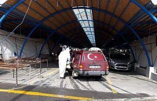 Develi’de araç dezenfekte çalışmaları başladı