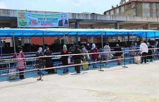 Devrek Belediyesi tarafından halk manavı açıldı