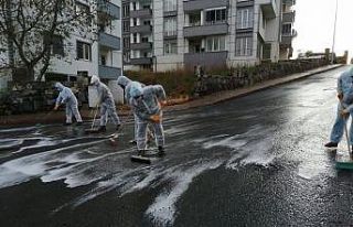 Dezenfeksiyon çalışmaları aralıksız sürüyor