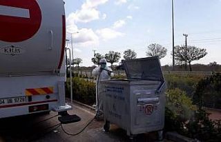 Dezenfekte çalışmaları hız kesmeden sürüyor