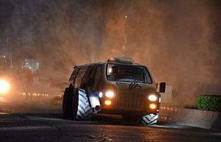 Dezenfekte için özel araç