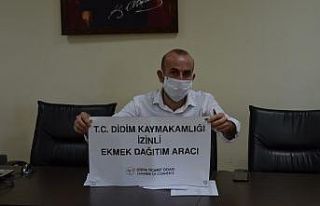 Didim’de sokağa çıkma yasağında vatandaş ekmeğe...