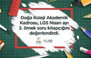 Doğa Koleji, Nisan ayı LGS örnek sorularını değerlendirdi