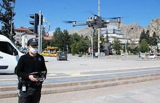 Drone ile sosyal mesafe denetimi