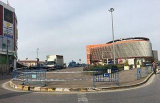 Dudullu Meydanı korona virüs tedbirleri kapsamında...