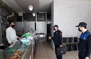 Düzce Belediyesi Zabıta ekiplerinden marketlere...