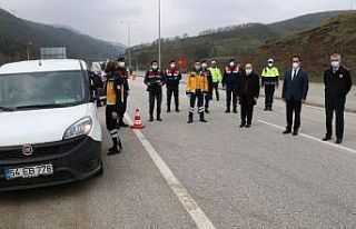 Düzce’de 8 ayrı noktada korona virüs denetimi