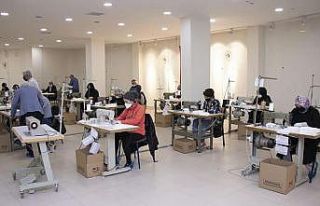 Düzce’de maske üretimi hızlandı