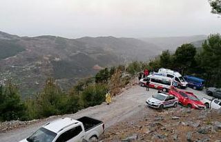 (Düzeltme) Alanya’da otomobil uçuruma yuvarlandı:...