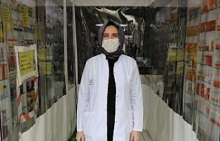 Eczanede koronaya brandalı önlem