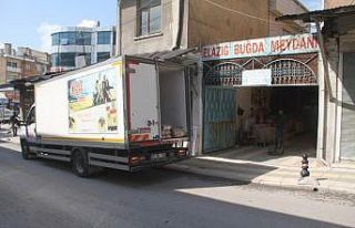 Elazığ’da Korona tedbiri, buğday pazarının...