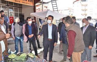 Elbistan Belediyesi’nden hal ve pazarcı esnafına...