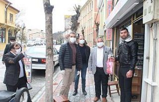Emet Esnaf Odası’ndan tüm esnaflara maske, eldiven...