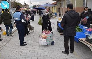 Emet pazarında olağanüstü önlemler alındı