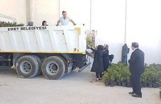 Emet sokakları çiçek bahçesi olacak