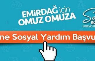 Emirdağ Belediyesi’nden Online Sosyal Yardım başvuruları
