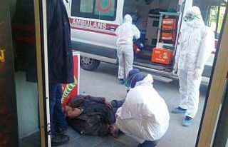 Engelli vatandaşa 112 Acil Yardım Ekibi şefkati